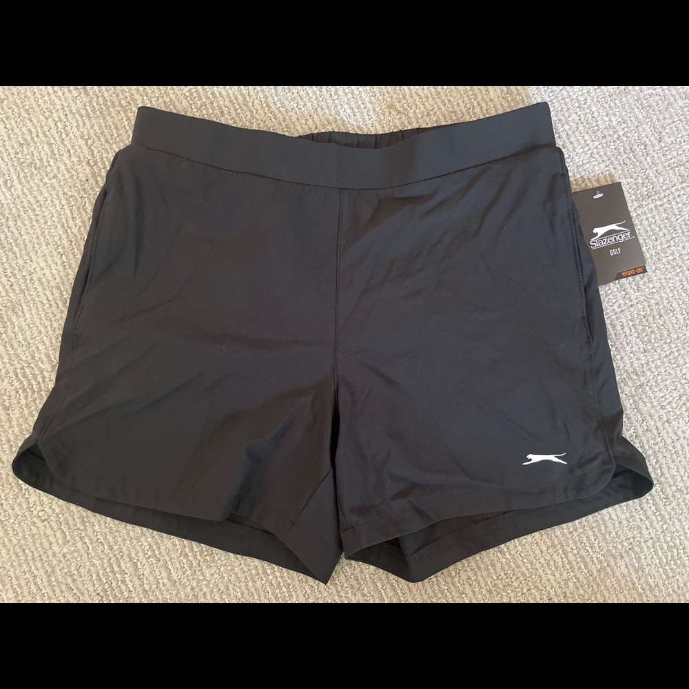 NEW Slazenger Women’s/ M Tech Pull On Short Black